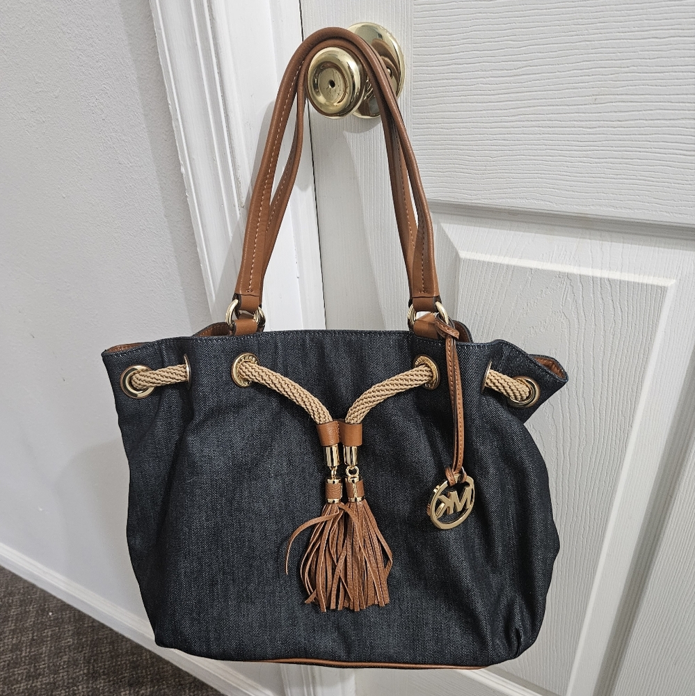 Michael kors denium bag